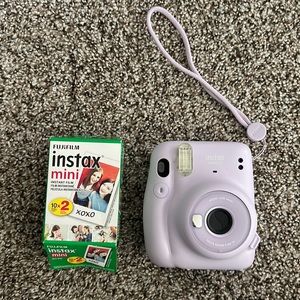 Instax Mini11 Instant Film Camera - Light Purple/Lavender - includes film